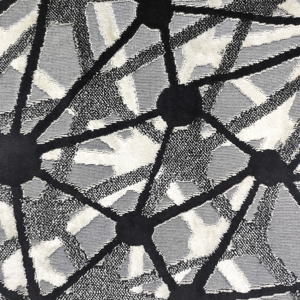 Geometrica Design LAETUS Polyester Jacquard Cuttura Contumam Velvet Stibadium fabricae 