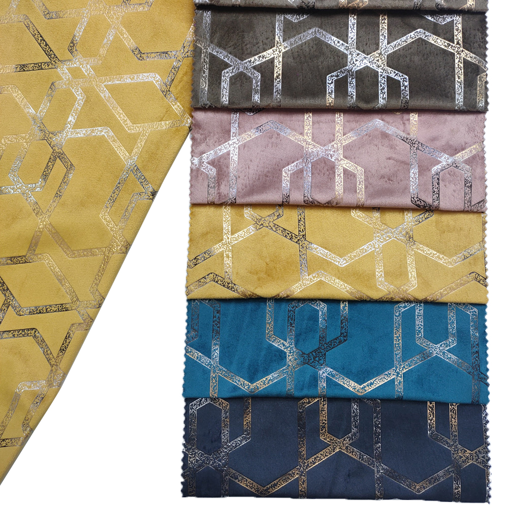Creative Geometrica Exemplar Aurum Foil Print Holland Hollandiae Hollauda Stibadium Furniture Fabric