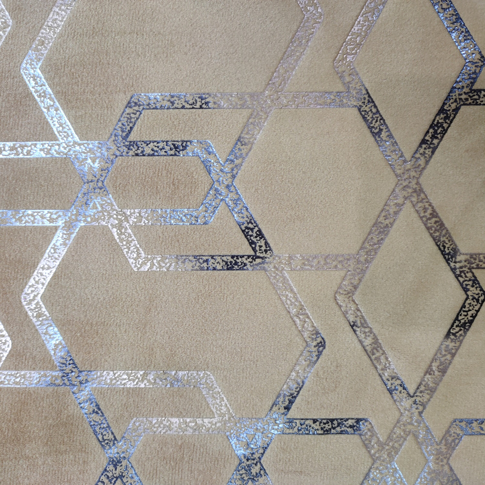 Creative Geometrica Exemplar Aurum Foil Print Holland Hollandiae Hollauda Stibadium Furniture Fabric